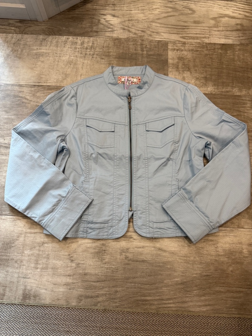 CAbi Light Blue Utility Jacket